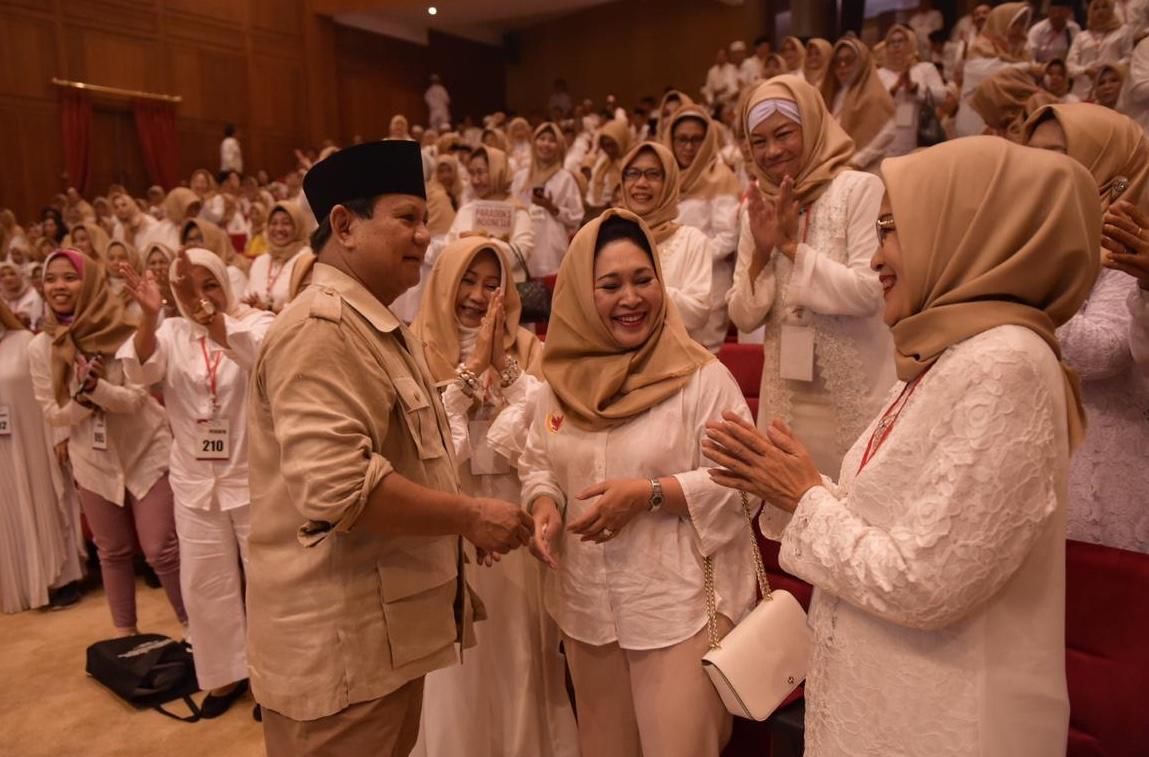 Prabowo: Nasib Suatu Bangsa Tergantung Emak-emak