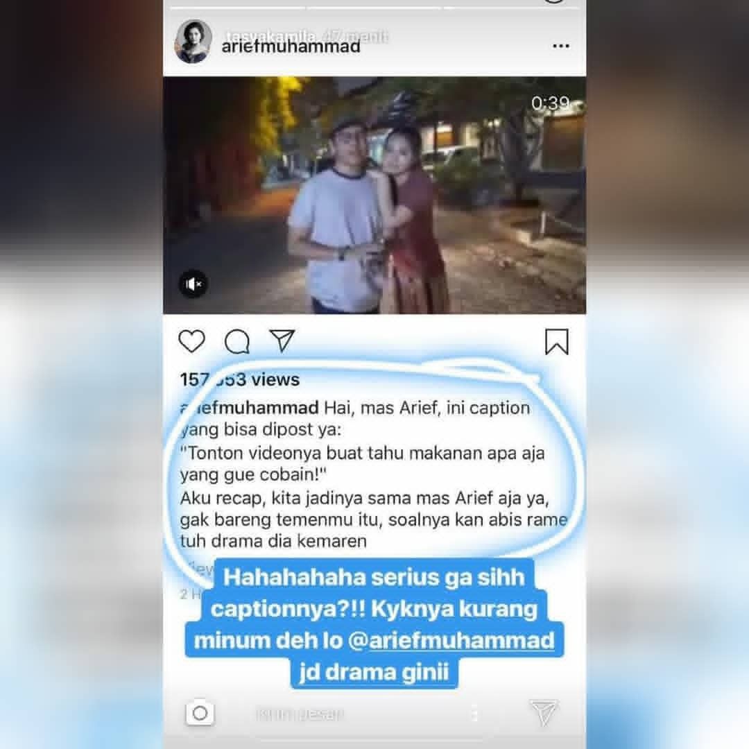 Waduh Arief Muhammad Sempat Salah Posting Caption Kayak Gini
