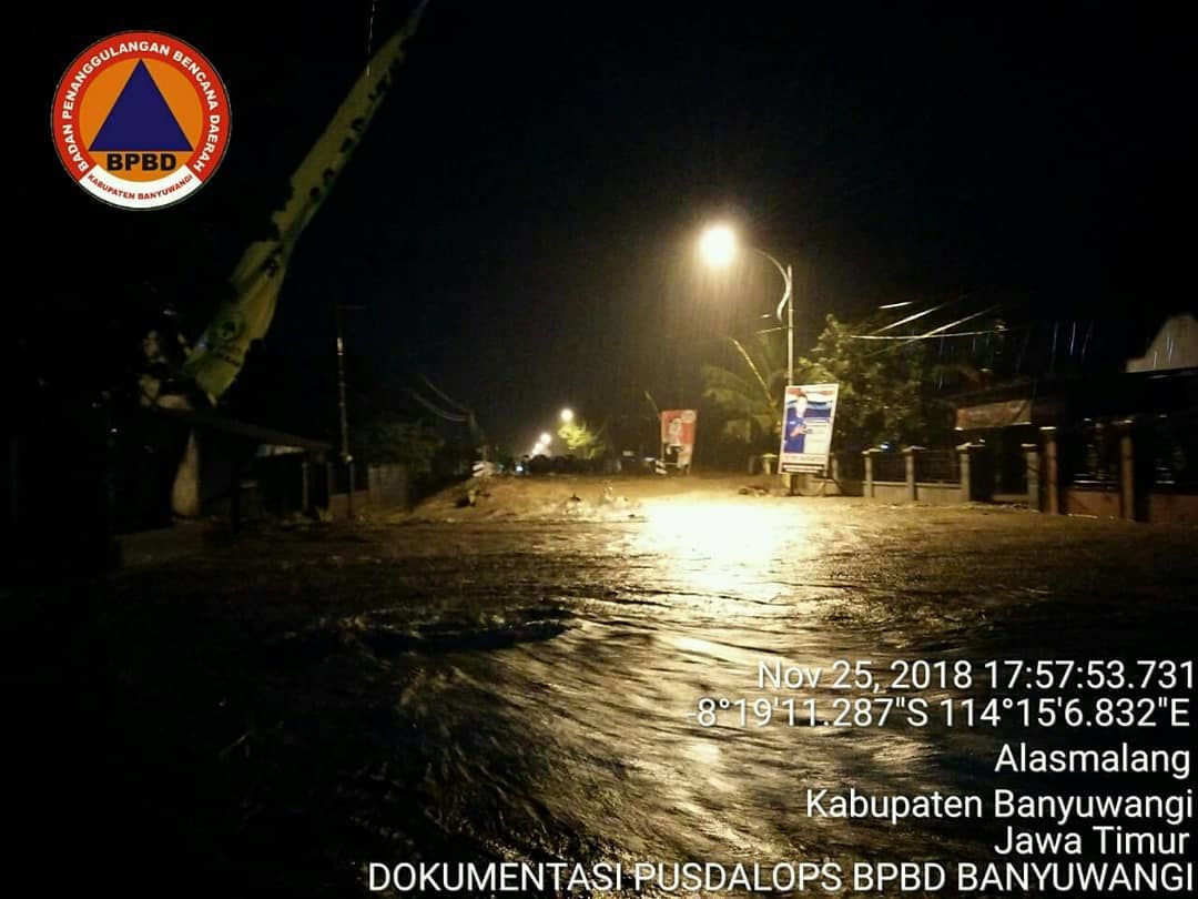 Banjir Bandang di Banyuwangi Genangi Puluhan Rumah Warga