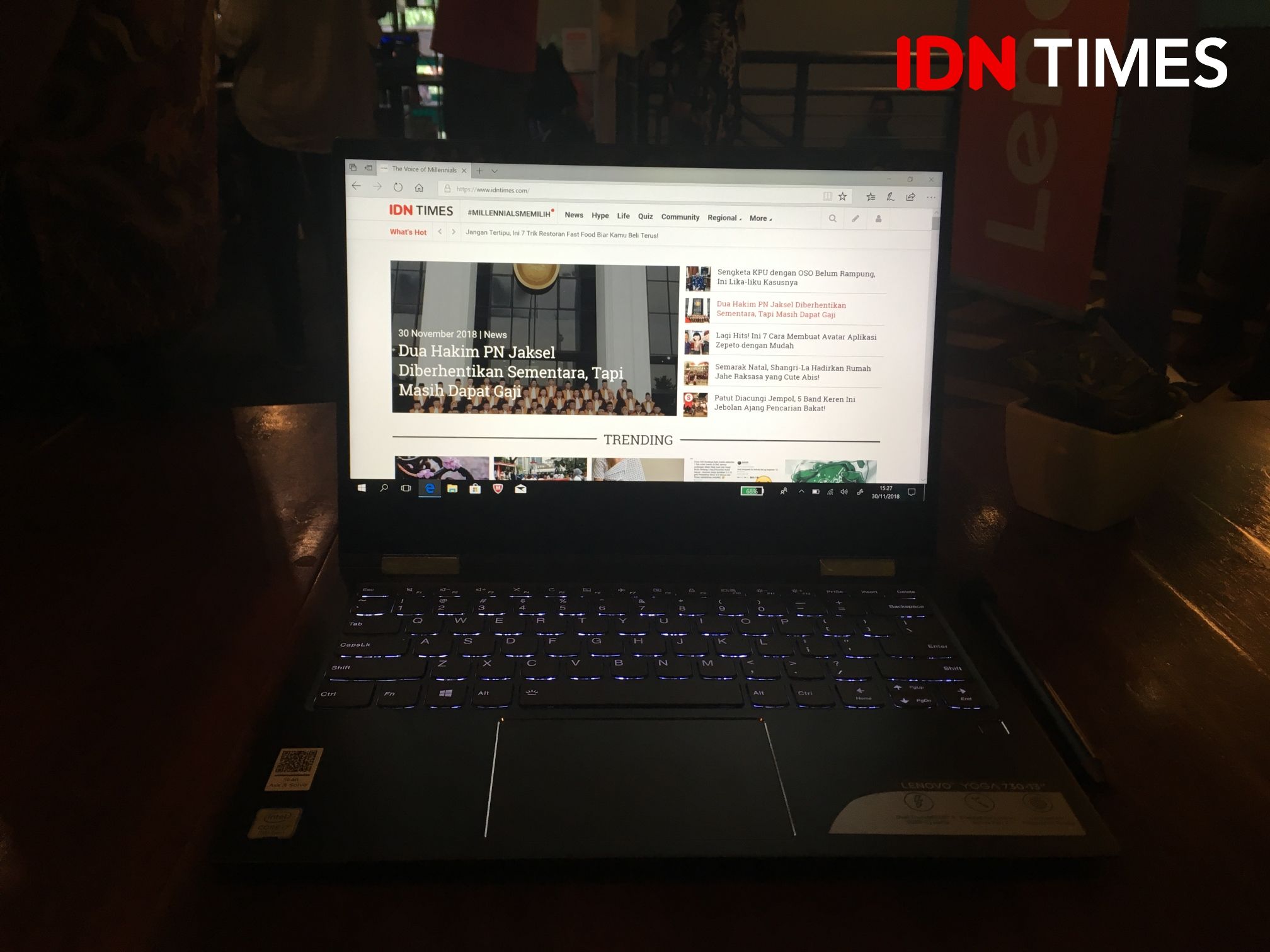 7 Kelebihan Lenovo Yoga 730, Laptop Canggih Serbaguna buat Millennials