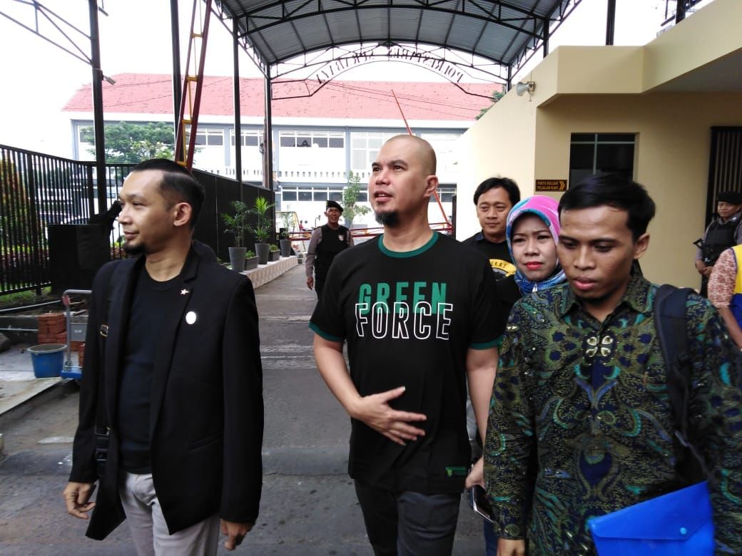 Melapor ke Polisi, Ahmad Dhani: Ini Perintah Pak Jokowi dan Kapolri