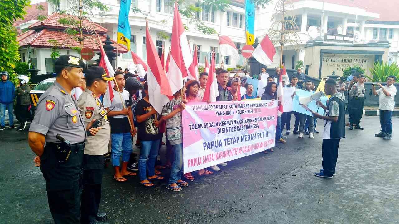 Aliansi Mahasiswa Papua di Malang: Kami Cinta NKRI!  
