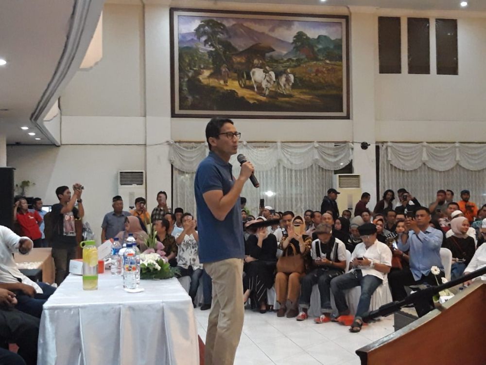 Sandiaga Uno Mau Berkunjung, Ini yang Dilakukan Pendukungnya di Labura