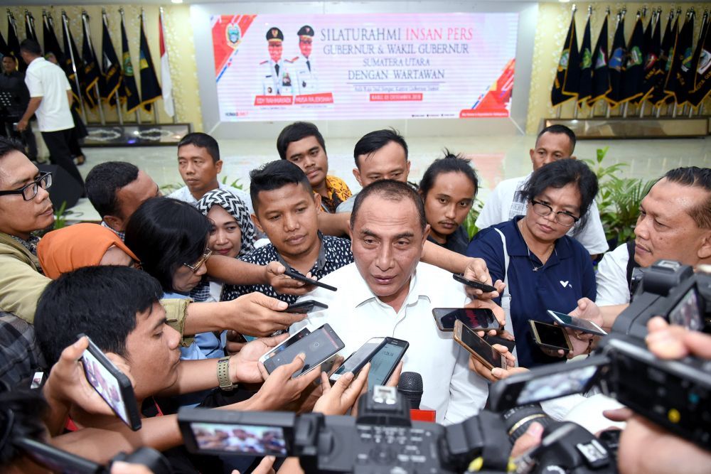 Gubernur Sumut tak Mau Tanggalkan Jabatan Ketua Umum PSSI