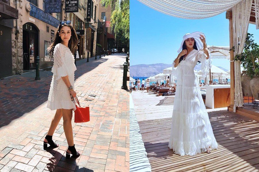 10 Adu Style Berkelas ala Luna Maya Vs Syahrini, Siapa Paling Elegan?