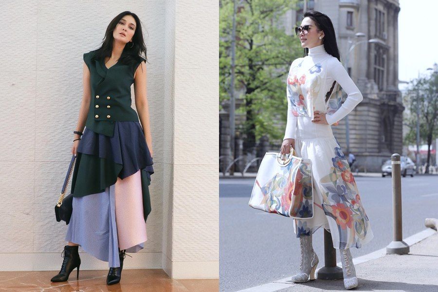 Nama Syahrini belum usang ini sempat ramai diperbincangkan 10 Adu Style Berkelas ala Luna Maya Vs Syahrini, Siapa Paling Elegan? - IDN Times