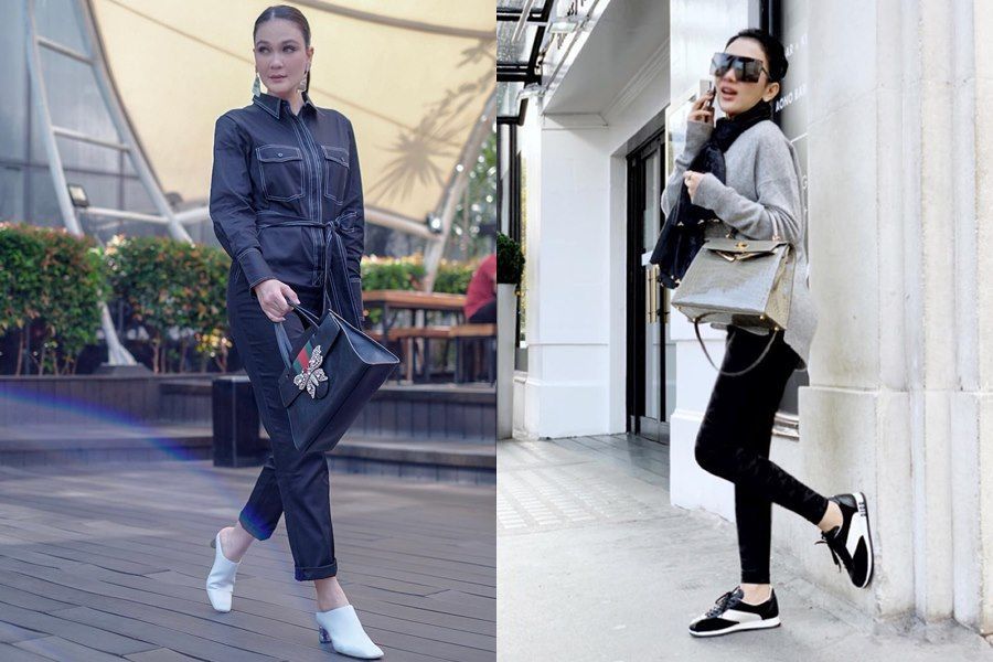 Nama Syahrini belum usang ini sempat ramai diperbincangkan 10 Adu Style Berkelas ala Luna Maya Vs Syahrini, Siapa Paling Elegan? - IDN Times