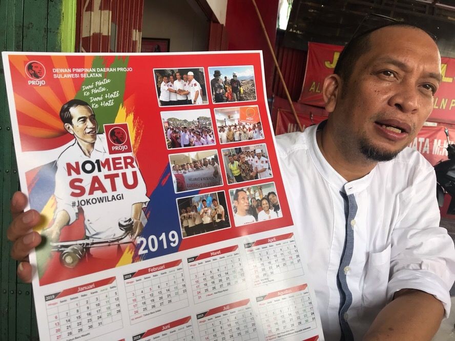 Elektabilitas Jokowi-Ma'ruf Turun, Projo Sulsel: Maksimalkan Kerja! 