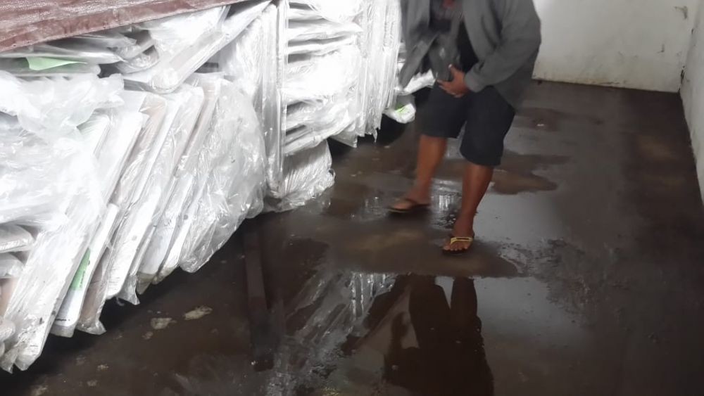 [Foto] Kondisi Terkini Kotak Suara Kardus di Badung Pasca Terendam Air