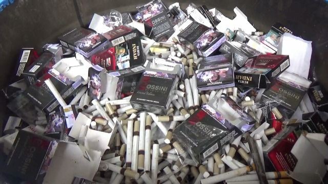 Bea Cukai Bakar 12 Juta Batang Rokok Ilegal di Makassar