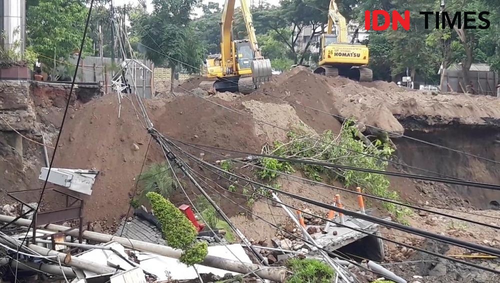 Jalan Raya Gubeng Ambles, PT NKE Siapkan Rp10 Miliar untuk Perbaikan
