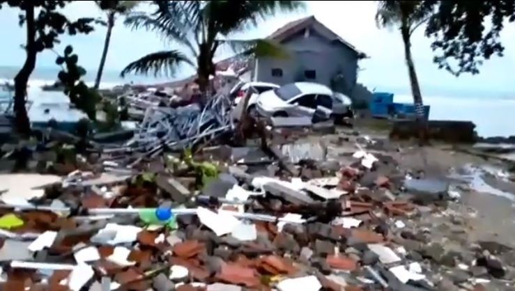 Kondisi Terkini Pasca-Tsunami, Pesisir Pantai Banten Porak Poranda