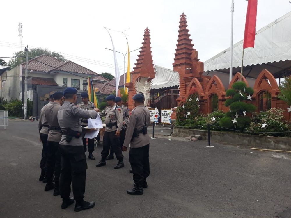 Ribuan Petugas Gabungan Siap Amankan Natal di Denpasar dari Terorisme