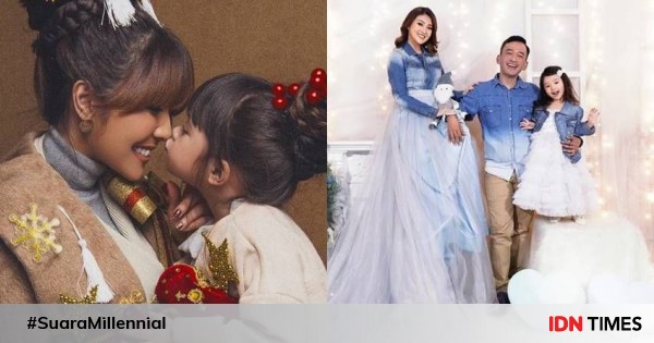 Penuh suka cita, 10 potret natal keluarga selebriti tanah air