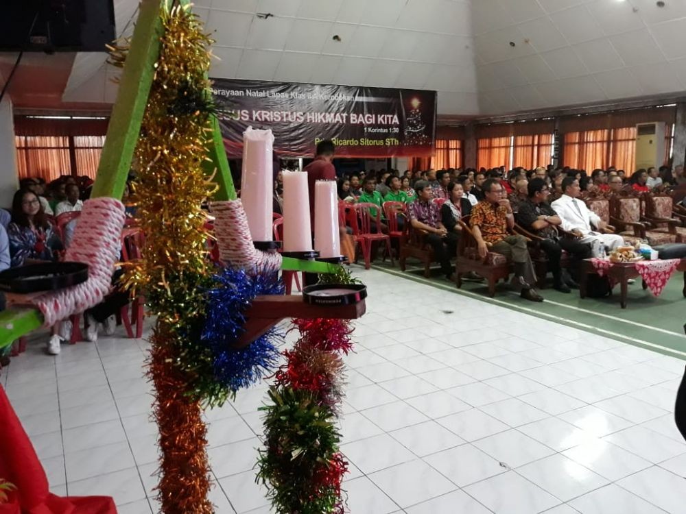 [Foto] Suasana Perayaan Natal di Lapas Kerobokan, 87 Napi Dapat Remisi