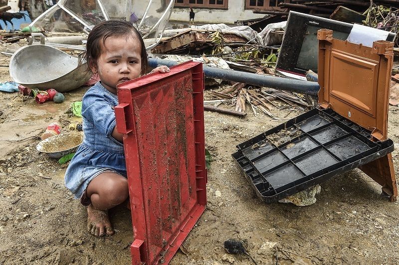 FOTO: Kondisi Kampung Sumur, Daerah Terparah yang Diterjang Tsunami