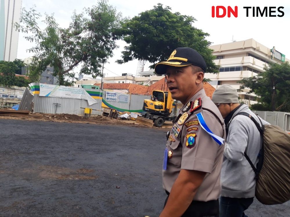 Jalan Raya Gubeng Berpotensi Macet, Kepolisian Cari Solusi