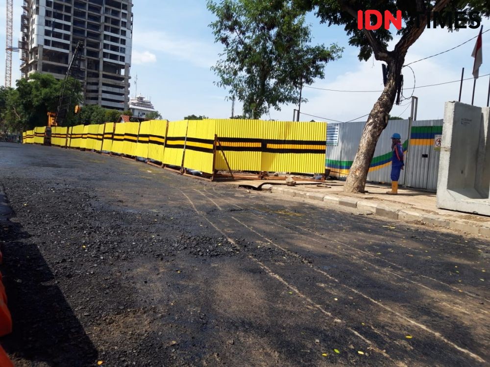 Selesai Diaspal, Pembukaan Jalan Raya Gubeng Menunggu Hasil Uji Coba