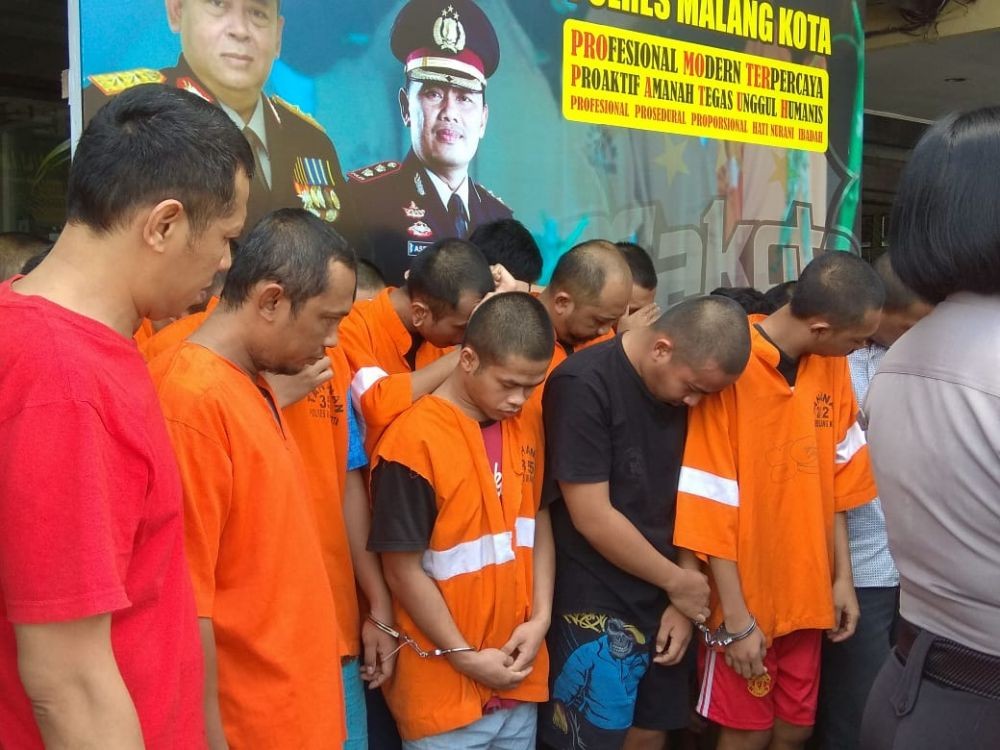 Curanmor dan Narkoba Dominasi Kejahatan di Kota Malang Selama 2018