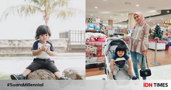 Makin besar, 10 potret lucunya achmad ibrahim anak melody prima