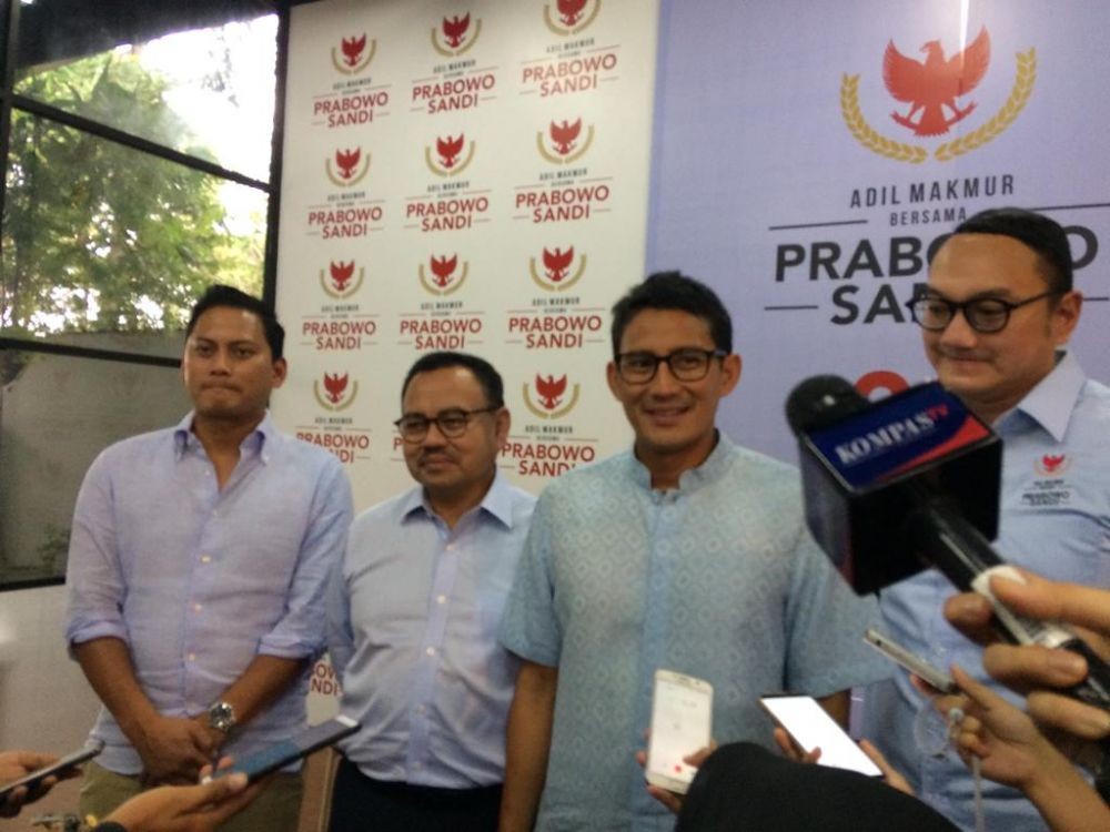 Medsos Dianggarkan Rp9 Jutaan, Berapakah Dana Kampanye Prabowo-Sandi?