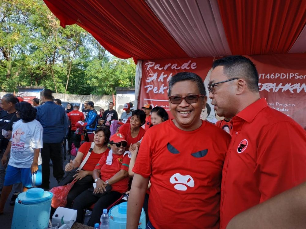 Hasto Datang Lagi ke Surabaya, Gembleng Kader Banteng 
