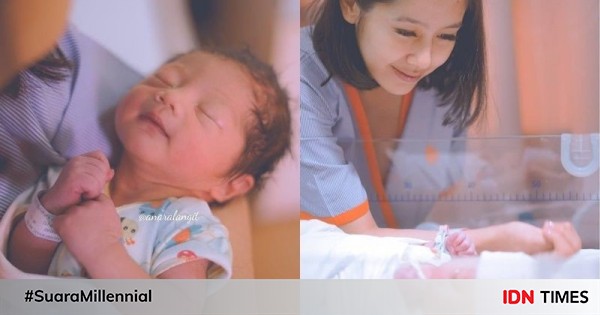 10 potret lucunya anara langit, anak ardina rasti yang berambut lebat