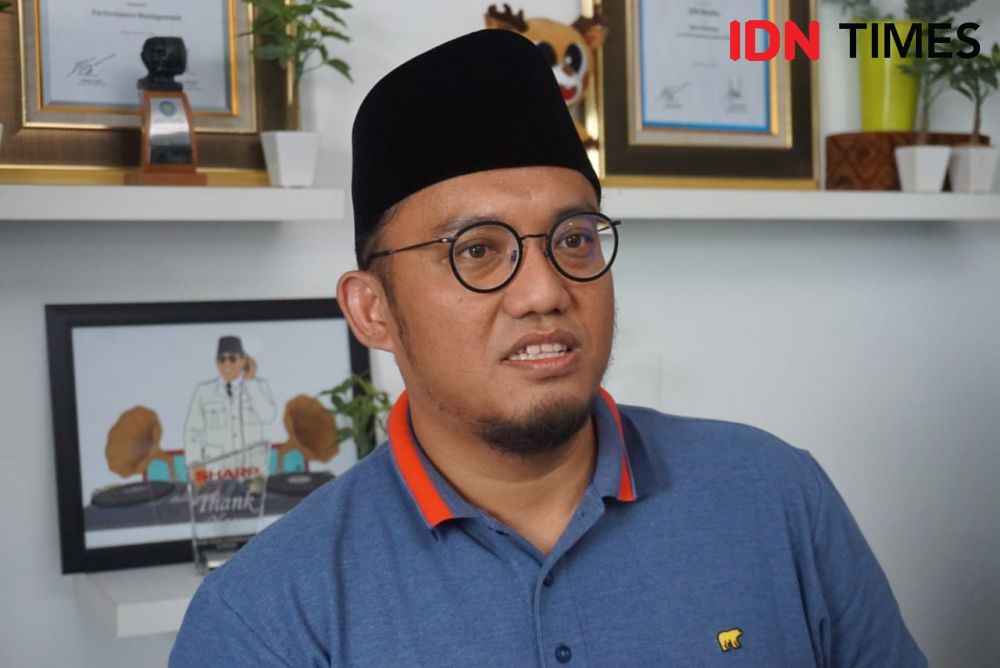 Dahnil Anzar Isi Ceramah di Acara Tabligh Akbar Masjid Raya Belawan