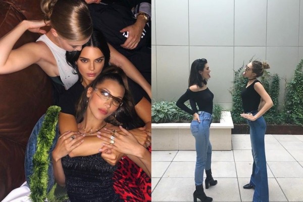 Kompak, 10 Potret Kedekatan Kendall Jenner dengan Hadid Bersaudara