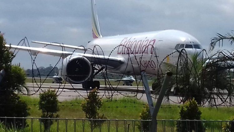 Setelah Diturunkan Paksa, Pesawat Ethiopian Air Masih Ditahan di Batam