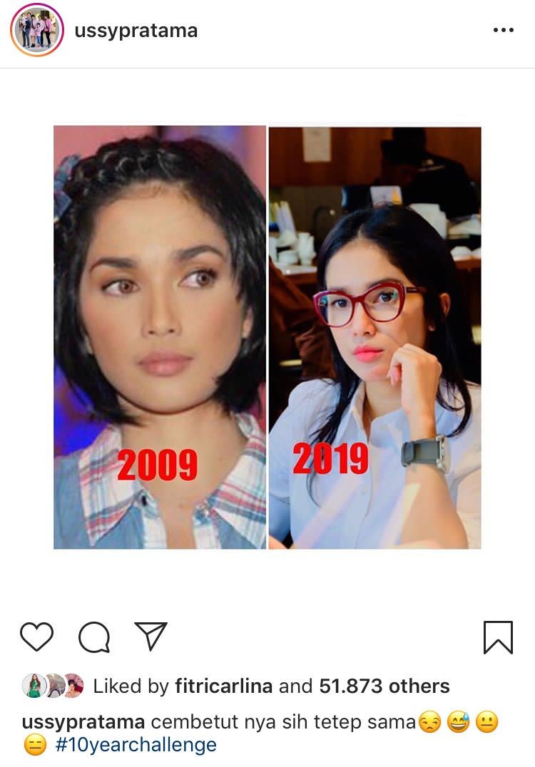 Viral Banget, 35 Artis Indonesia yang Ikutan #10YearChallenge