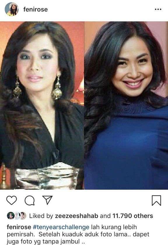 Viral Banget 35 Artis Indonesia Yang Ikutan 10YearChallenge