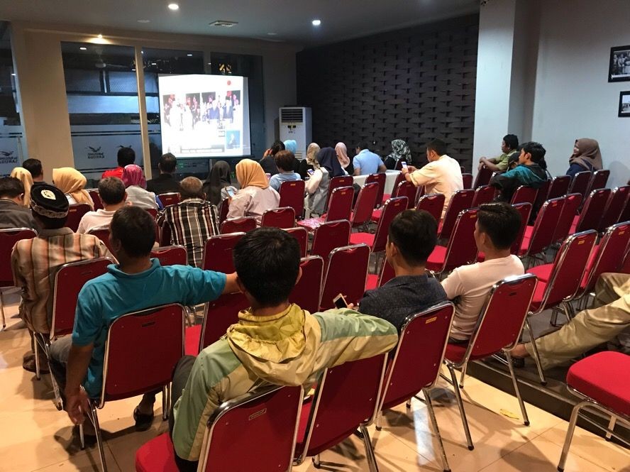 Dua Kubu Pendukung Capres di Makassar Gelar Nobar Debat 