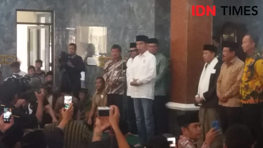 Ditanya Debat Capres, Jokowi Bela Ma'ruf Amin yang Lebih Banyak Diam