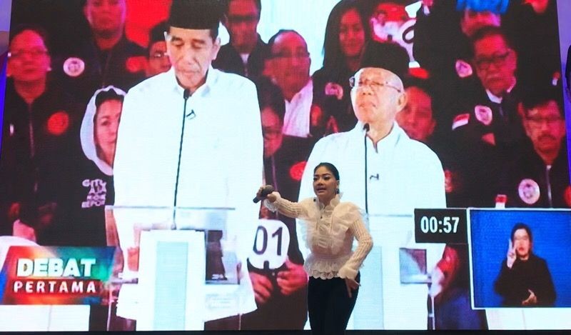 Dua Kubu Pendukung Capres di Makassar Gelar Nobar Debat 