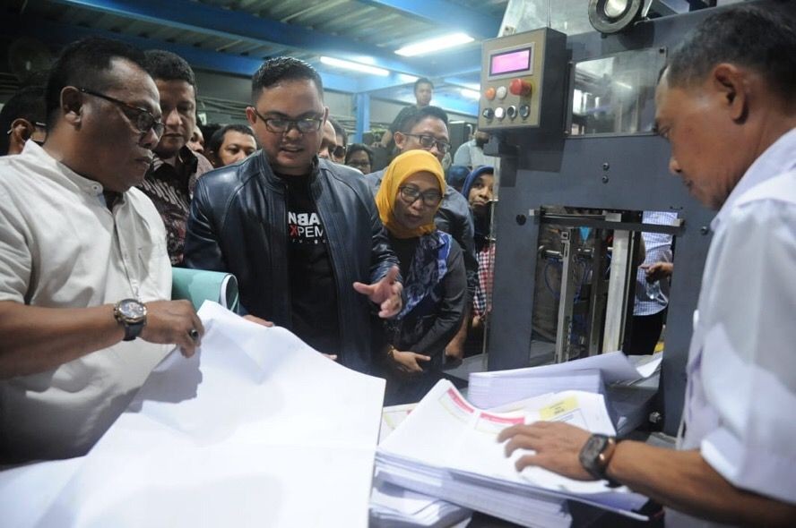 Surat Suara Pemilu 9 Provinsi Dicetak di Makassar