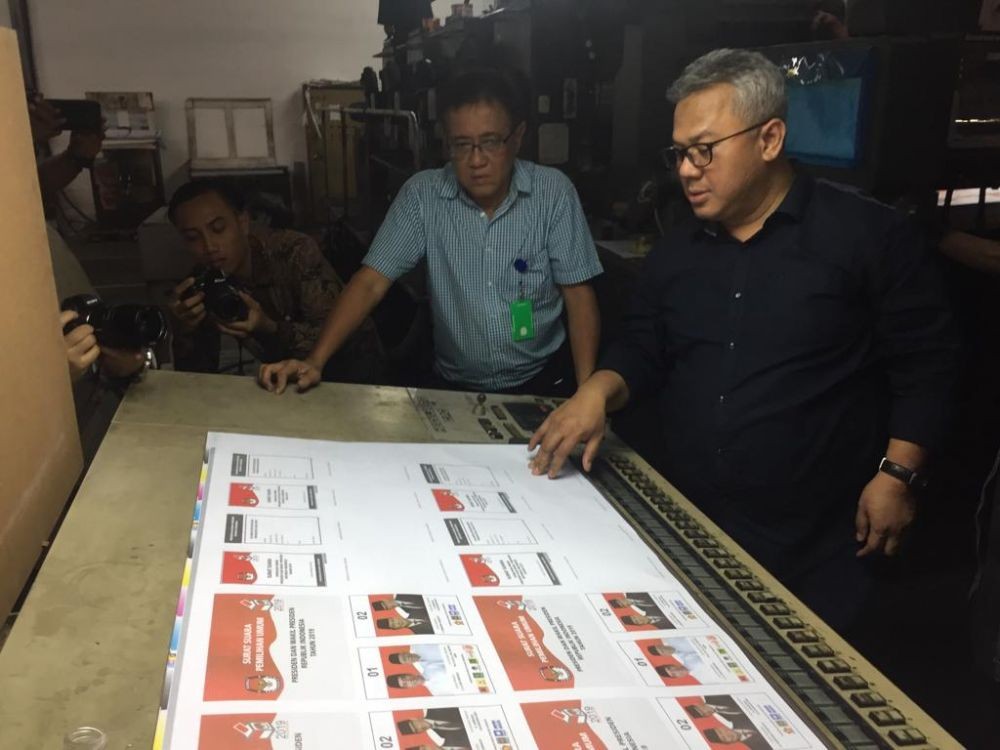 Percetakan Makassar Kirim 18 Juta Surat Suara Pemilu 2019 ke Papua