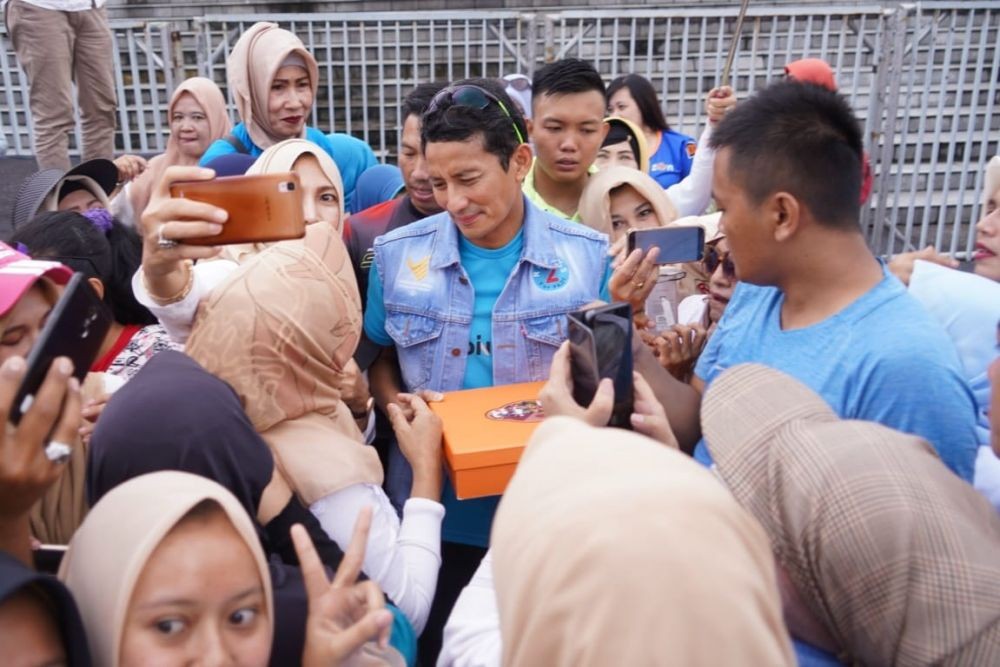 Jelang Pilpres 2019, Sandiaga Uno Kembali Sapa Warga Bandung