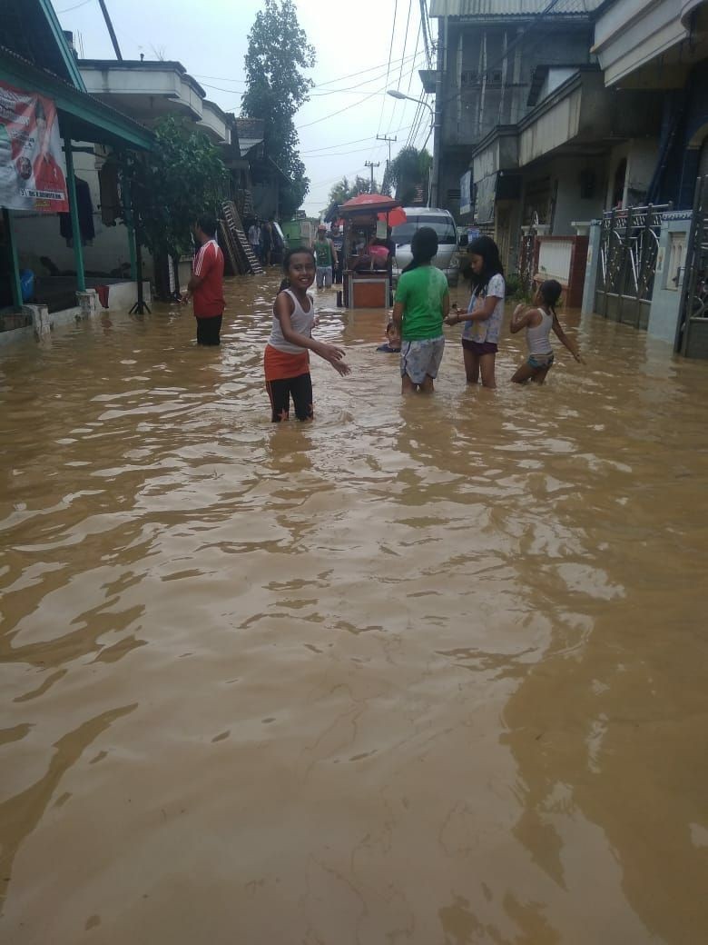 Curah Hujan Tinggi, Ratusan Rumah di Lamongan Terendam Banjir