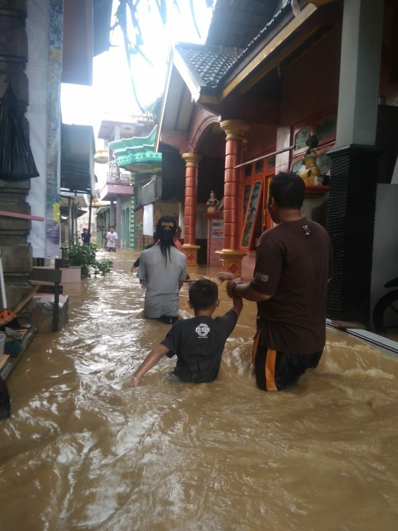 Curah Hujan Tinggi, Ratusan Rumah di Lamongan Terendam Banjir