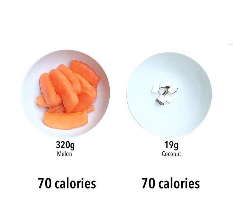 12 Bukti Makanan Kecil Gak Selalu Rendah Kalori, Ini Perbandingannya!