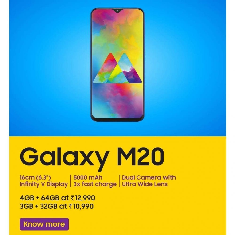 Resmi Dirilis, Ini Harga dan Spesifikasi Samsung Galaxy M10 dan M20 