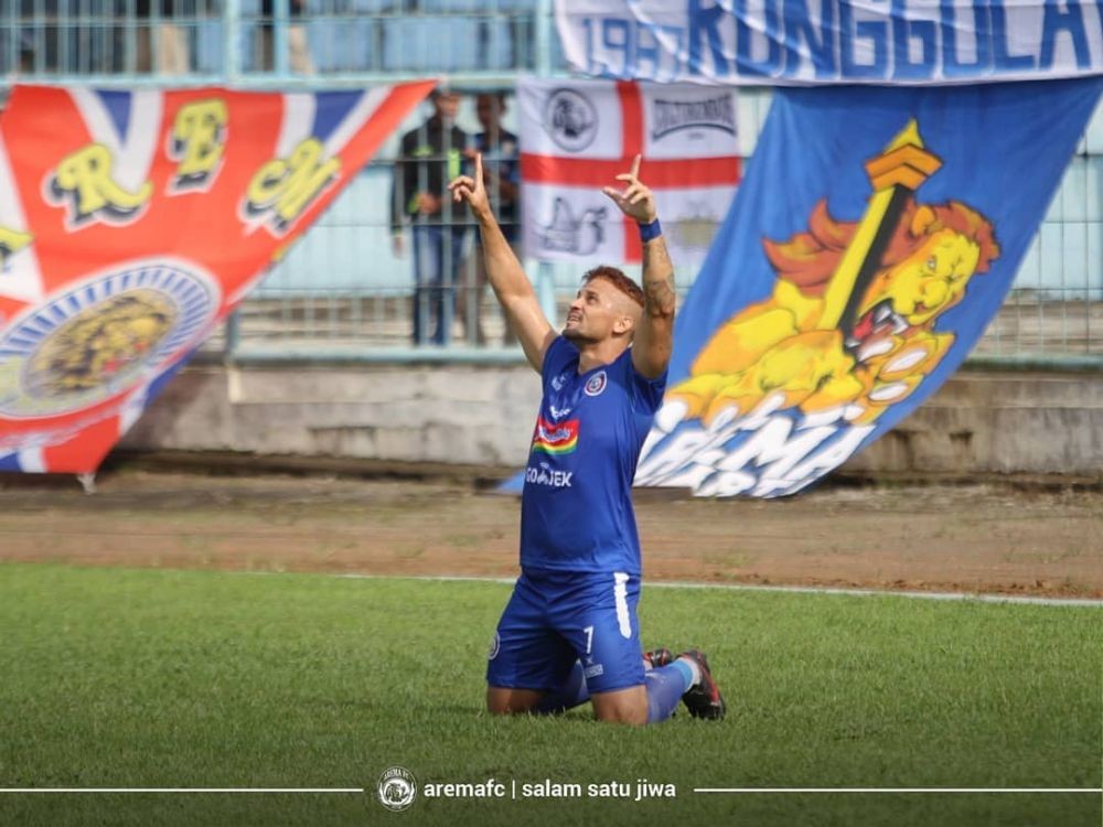 Cetak Dua Gol ke Gawang Persita, Robert Lima Dipuji Pelatih Arema FC