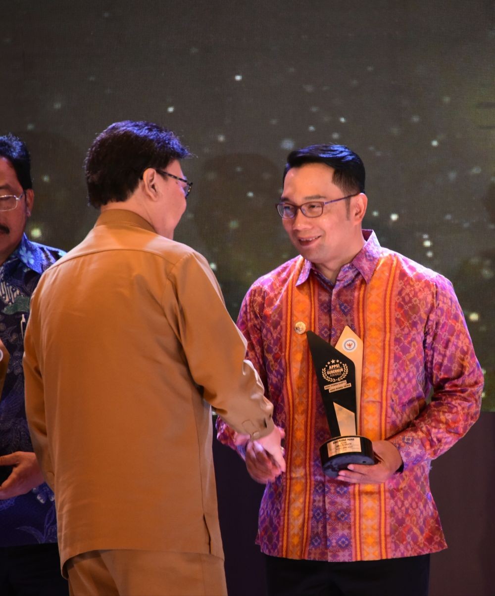 Ridwan Kamil Raih Gubernur Award dari APPSI