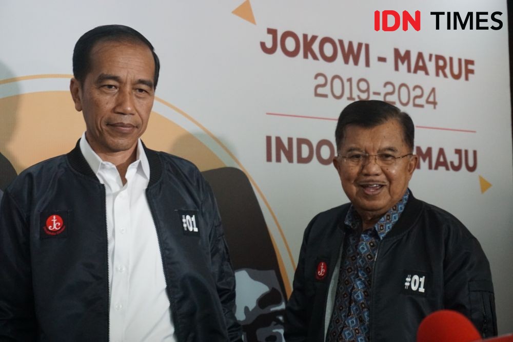Jokowi: Sejak Awal, Jusuf Kalla 100 Persen Dukung Jokowi-Ma'ruf