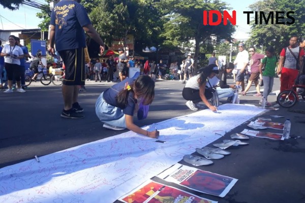 Ratusan Warga Denpasar Tanda Tangan, Dukung Dicabutnya Remisi Susrama