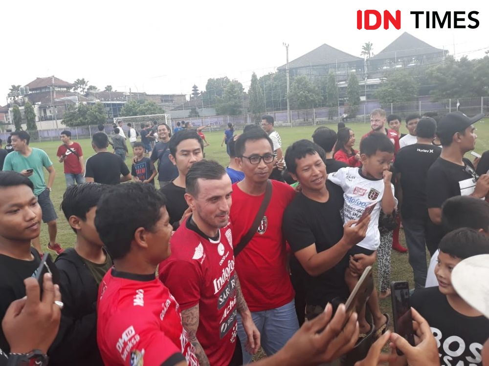 Baru Datang, Sergio Langsung Latihan Fisik Bersama Bali United