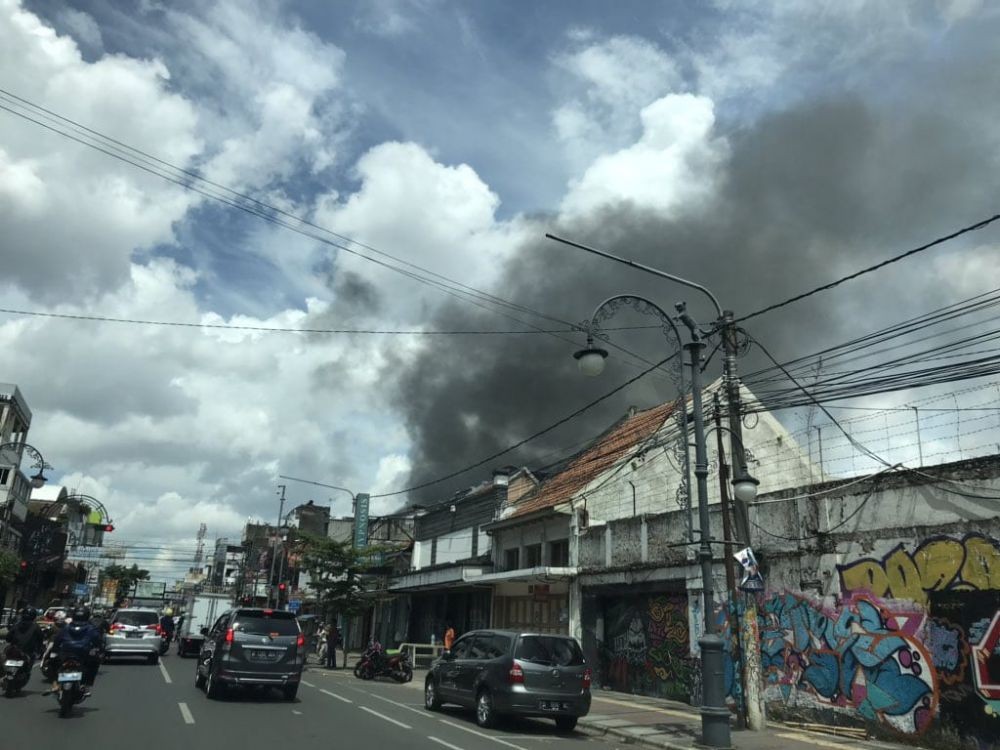 Rayakan Imlek, Vihara di Jalan Klenteng Kota Bandung Kebakaran