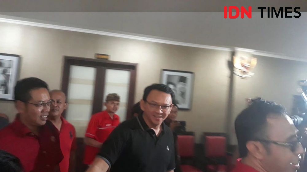 Kunjungi Kantor PDIP Bali, Ahok Mengaku Enggan Jadi Pejabat Lagi