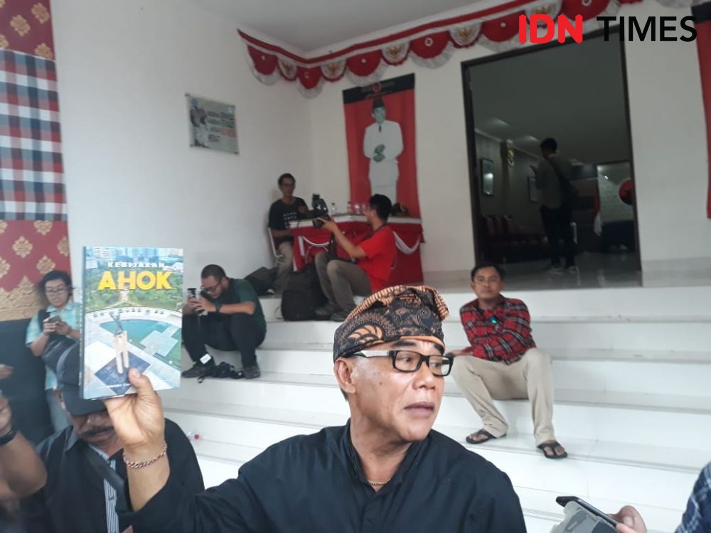 Kunjungi Kantor PDIP Bali, Ahok Mengaku Enggan Jadi Pejabat Lagi